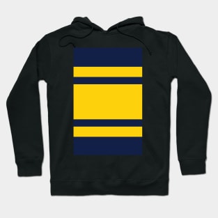 Los Angeles Varsity Retro Home Navy & Yellow Design Hoodie